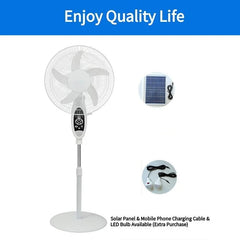 Ηλιακός Ανεμιστήρας με βάση 16inches GDTIMES  GD-936S