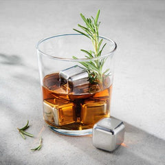Παγάκια Cooling Cubes από Ανοξείδωτο Ατσάλι 4τμχ