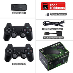 Κονσόλα Παιχνιδιών Game Stick 4K με 20.000+ Ρετρό Παιχνίδια και 2 Ασύρματα Χειριστήρια