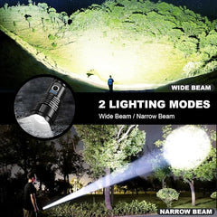 Ισχυρός Φακός Χειρός Επαναφορτιζόμενος LED Laser Pro Light