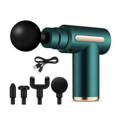 Massage Gun Συσκευή Μασάζ Για Το Σώμα Με 4 Κεφαλές