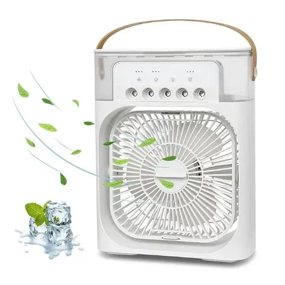 Ανεμιστήρας / Air Cooler και Υγραντήρας με Φωτισμό LED