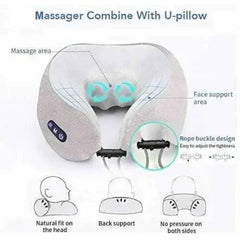 Συσκευή μαξιλάρι μασάζ αυχένα U-Shaped Massage Pillow